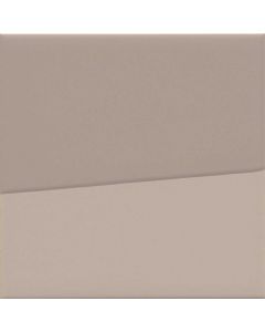 Mosa Murals Change 34530 Wandtegel 150X150 Mid Warm Grey #1/3 7mm Glans/Mat